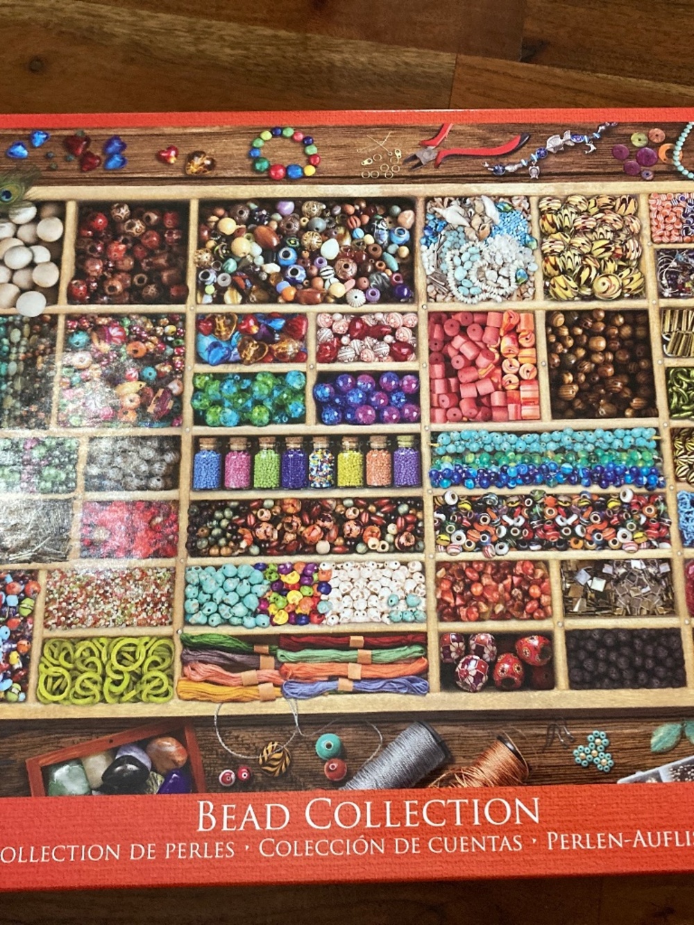 EUC Eurographics 1000 Piece Bead Puzzle